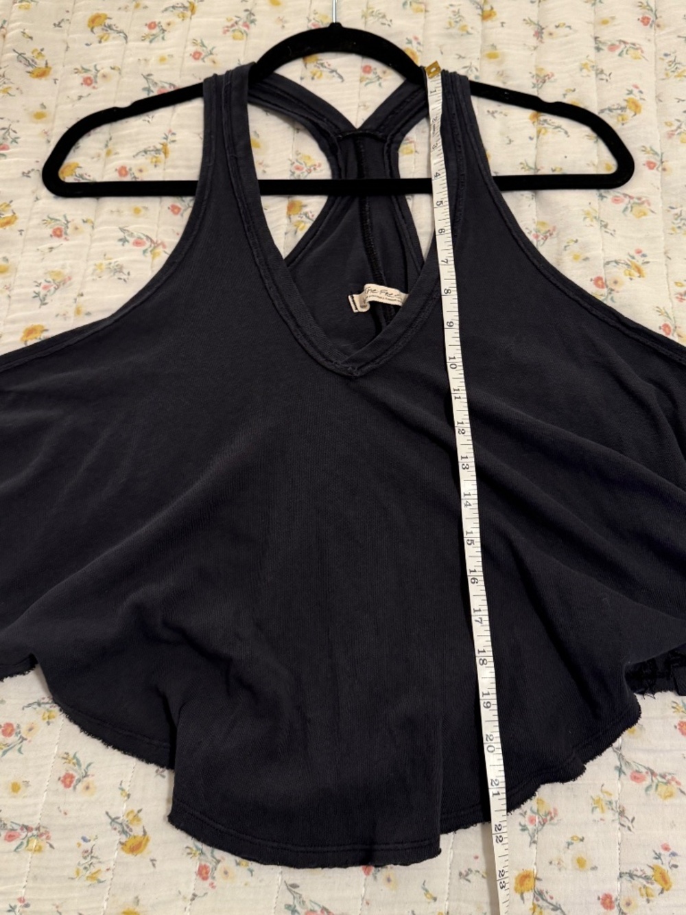 Free People We The Free Karri Swing Tank Top Charcoal Gray Women's Extra Small - Picture 5 of 6
